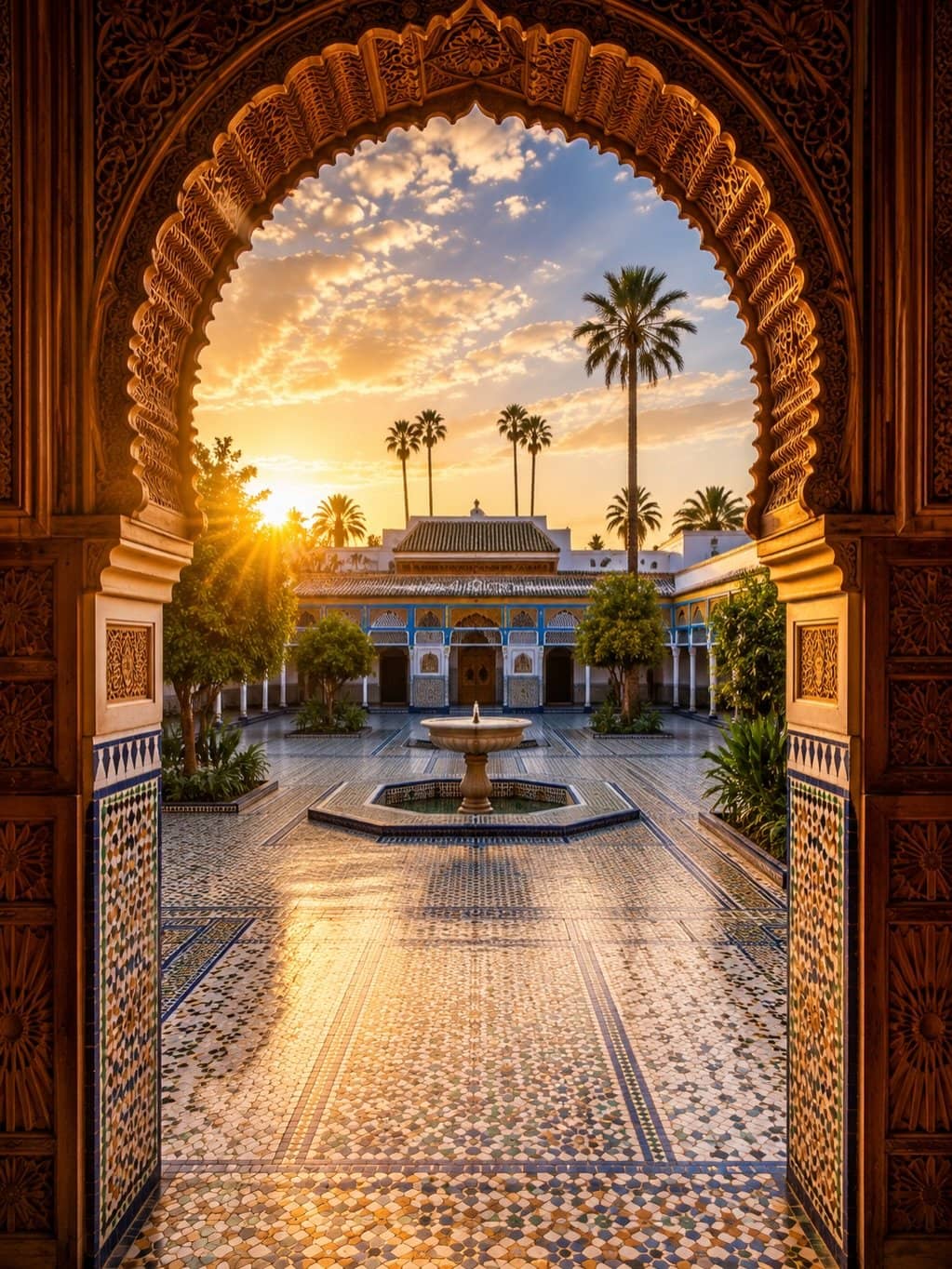Historic Marrakech Medina visited during a 10 Day Itinerary Morocco from Casablanca