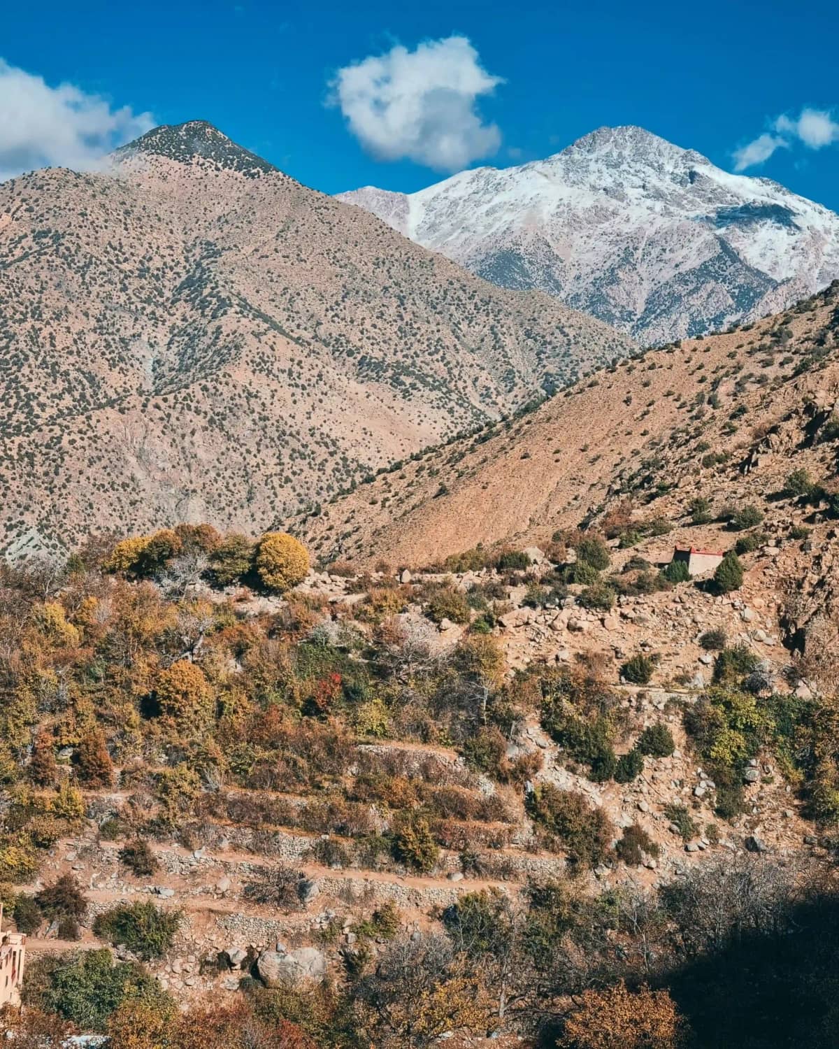 Traditional Berber village in the Ourika Valley near Marrakech
