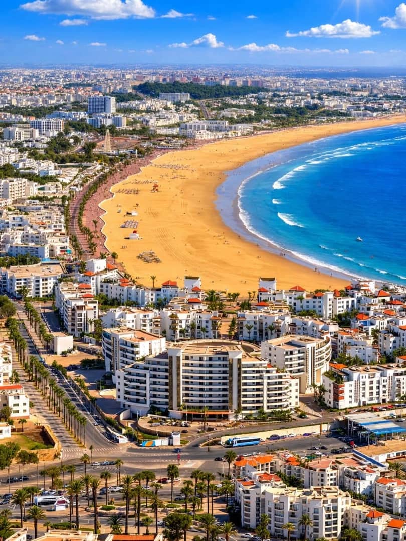 Panoramic view of Agadir Oufella overlooking the city during a 3 Day Agadir to Merzouga Desert Tour