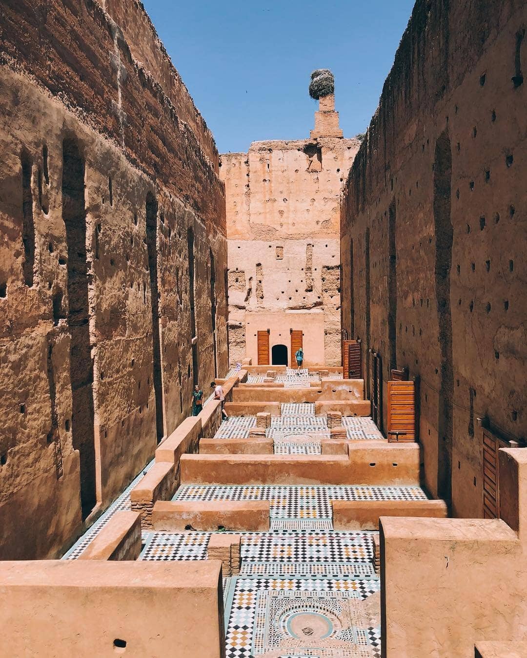 Famous El Badi Palace in Marrakech explored during an 8 Days Morocco Itinerary through Morocco