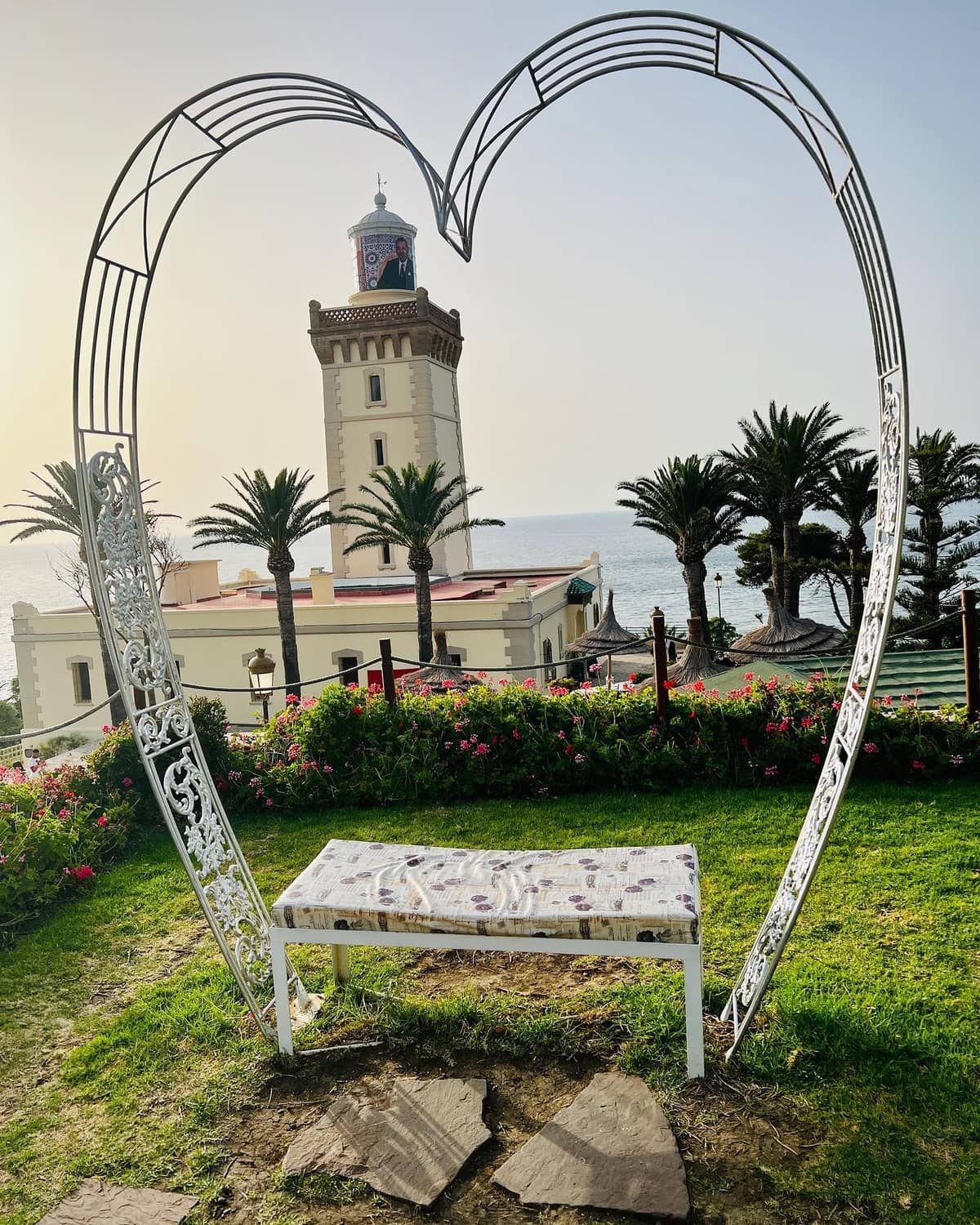 Panoramic views where the Atlantic Ocean meets the Mediterranean at Cape Spartel during a 12 Day Morocco Itinerary