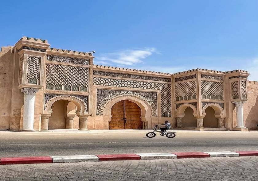 Famous golden gates of the Royal Palace of Fes explored during a 5 Day Morocco Itinerary