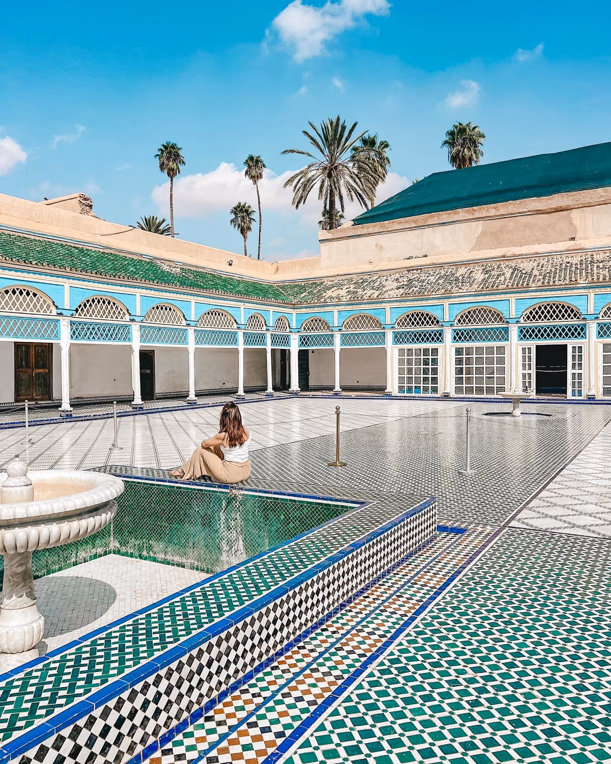 Bahia Palace in Marrakech Morocco