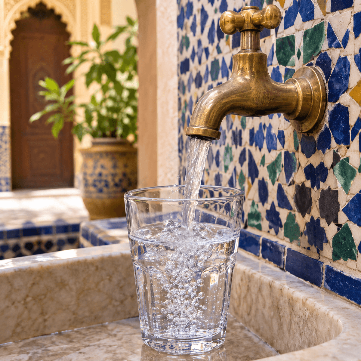 Moroccan tap water and bottled drinking water in Morocco for travelers