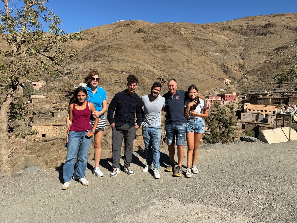 Morocco Family Tours with parents and children exploring the Sahara Desert in Morocco