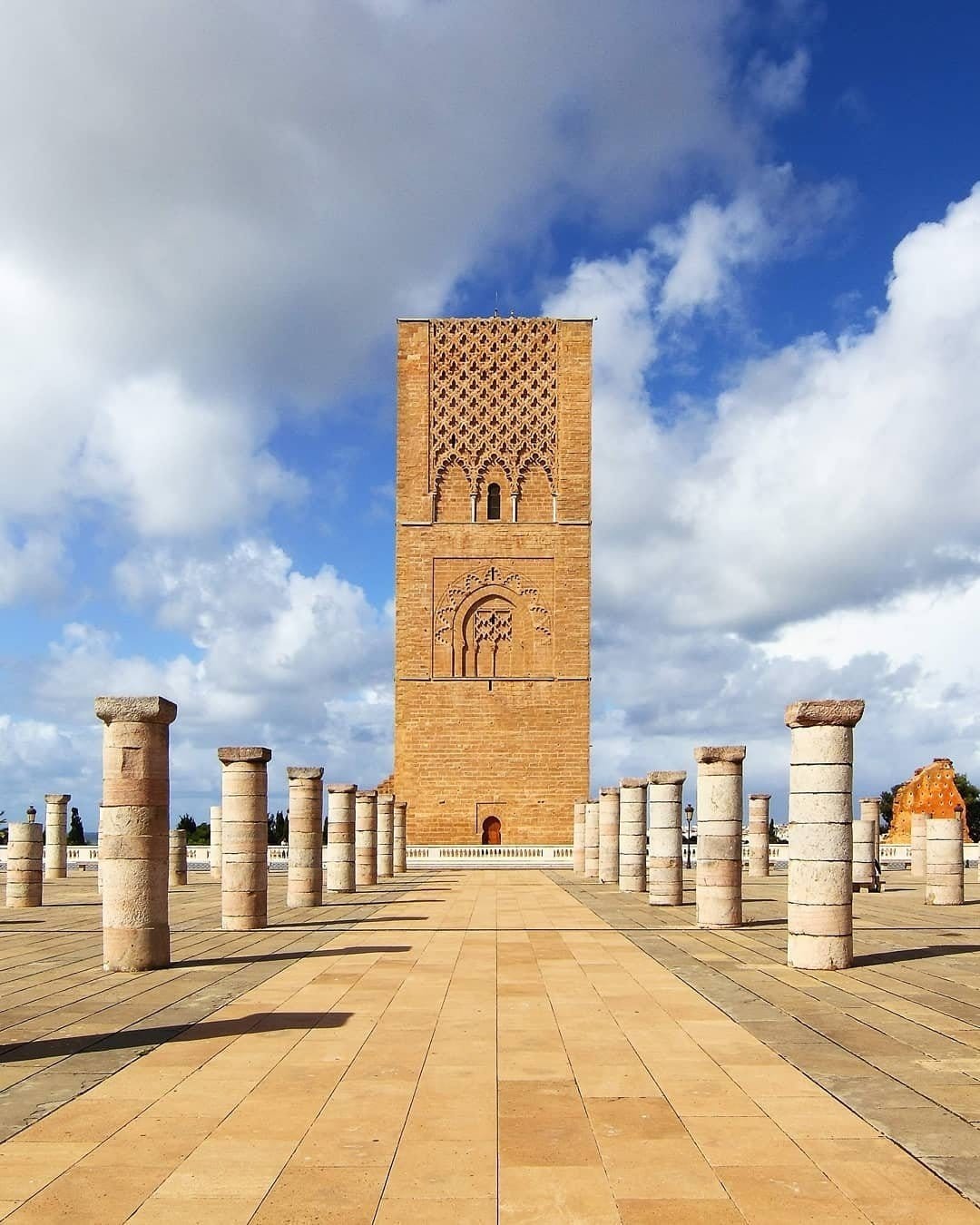 5 Days in Morocco itinerary featuring Hassan Tower in Rabat, Morocco